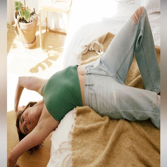 Madewell NWT The Tall Slouchy Boyjean Ripped Edition Size 31T - Picture 7 of 10